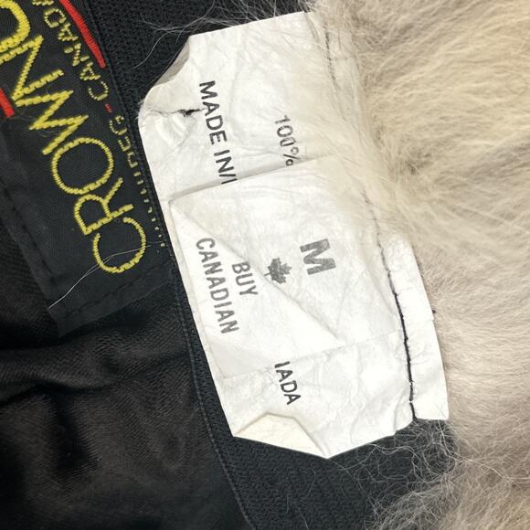 Vintage Natural Coyote Fur Leather Hat Crowncap Canada Winter Glam Russian Ski main image 7